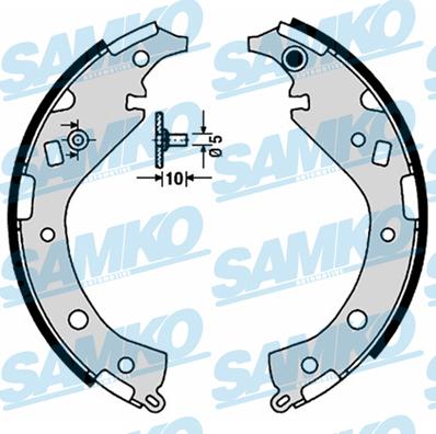 Samko 89170 - Bromsbackar, sats xdelar.se