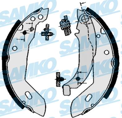 Samko 84670 - Bromsbackar, sats xdelar.se