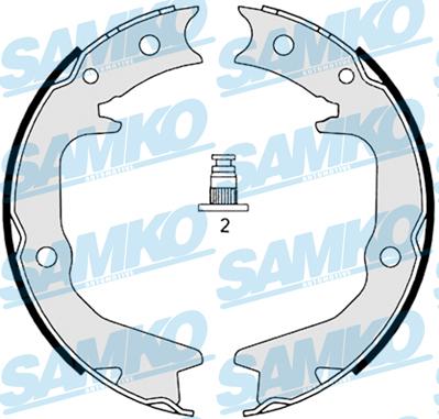 Samko 88920 - Bromsbackar, sats xdelar.se