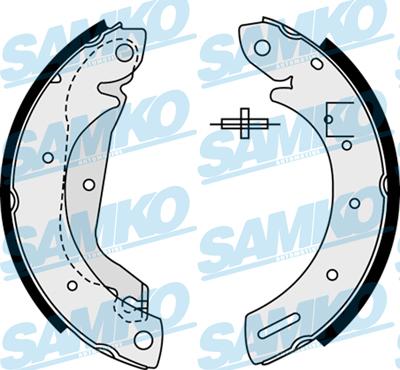 Samko 88500 - Bromsbackar, sats xdelar.se