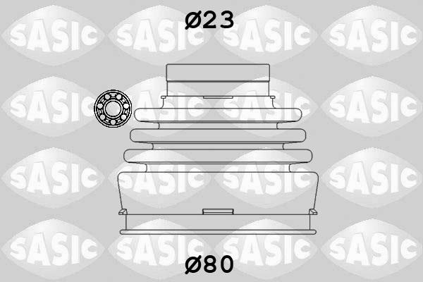 Sasic 9004630 - Bälgar, drivaxel xdelar.se