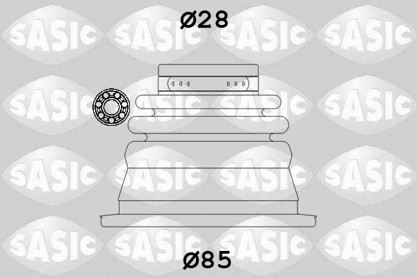 Sasic 4003451 - Bälgar, drivaxel xdelar.se