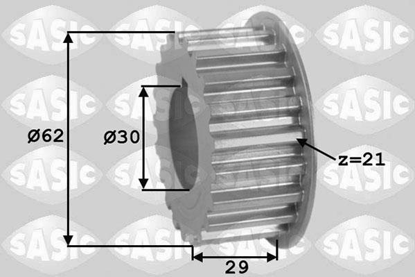 Sasic 1600001 - Kugghjul, vevaxel xdelar.se