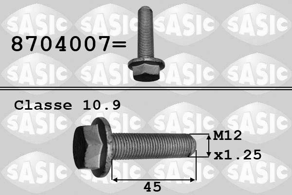 Sasic 8704007 - Remskiveskruv xdelar.se