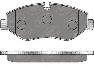 Mercedes-Benz A 910 420 72 00 - Bromsbeläggssats, skivbroms xdelar.se