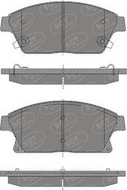 Opel 1680880380 - Bromsbeläggssats, skivbroms xdelar.se