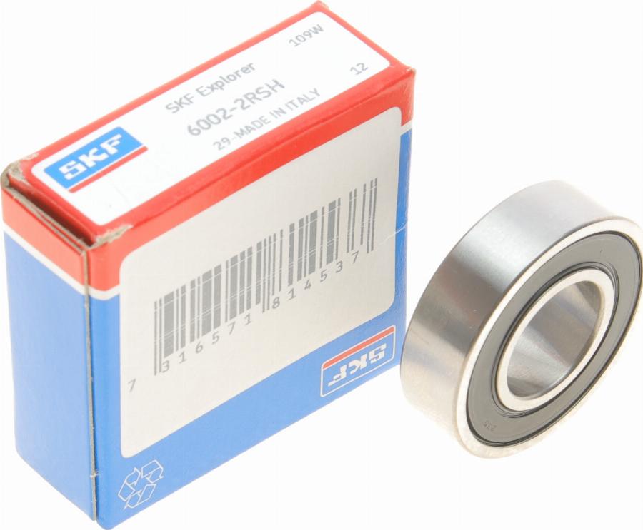 SKF 6002-2RSH - Styrlager, koppling xdelar.se