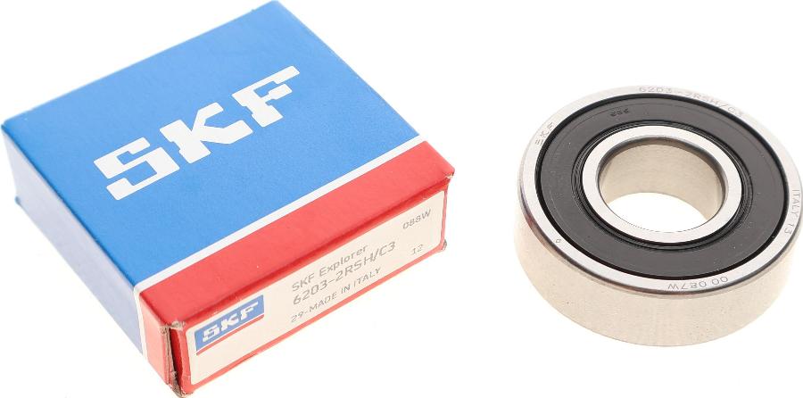 SKF 6203-2RSH/C3 - Hjullagerssats xdelar.se