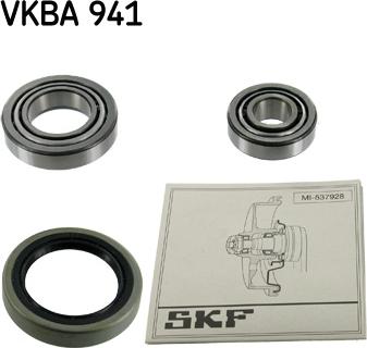 SKF VKBA 941 - Hjullagerssats xdelar.se