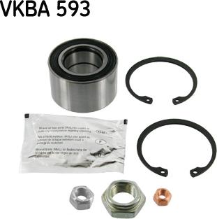 SKF VKBA 593 - Hjullagerssats xdelar.se