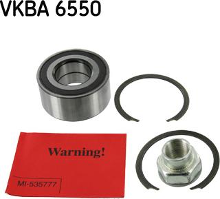 SKF VKBA 6550 - Hjullagerssats xdelar.se