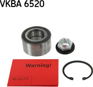 SKF VKBA 6520 - Hjullagerssats xdelar.se