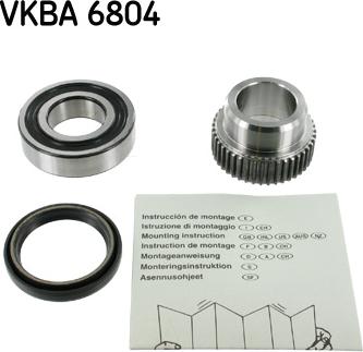 SKF VKBA 6804 - Hjullagerssats xdelar.se