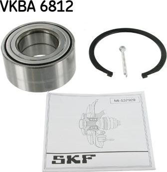 SKF VKBA 6812 - Hjullagerssats xdelar.se