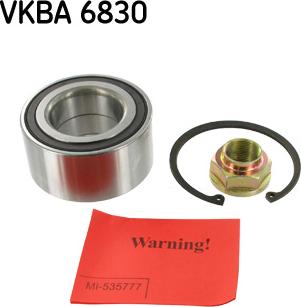 SKF VKBA 6830 - Hjullagerssats xdelar.se