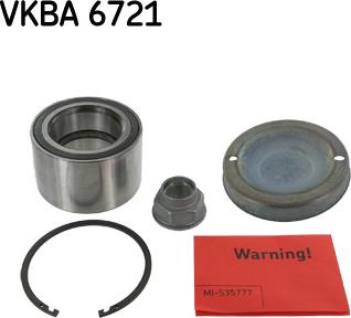 SKF VKBA 6721 - Hjullagerssats xdelar.se