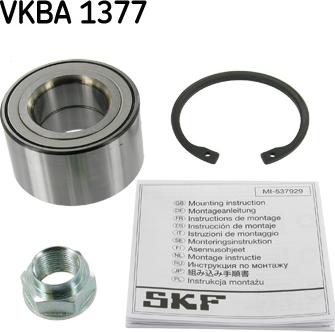 SKF VKBA 1377 - Hjullagerssats xdelar.se