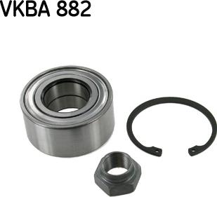 SKF VKBA 882 - Hjullagerssats xdelar.se