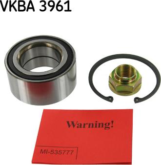 SKF VKBA 3961 - Hjullagerssats xdelar.se