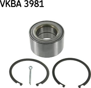 SKF VKBA 3981 - Hjullagerssats xdelar.se