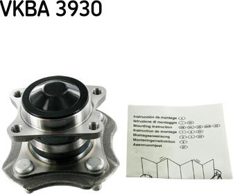 SKF VKBA 3930 - Hjullagerssats xdelar.se