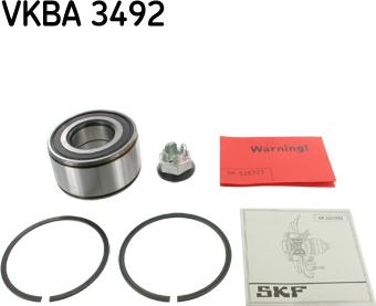 SKF VKBA 3492 - Hjullagerssats xdelar.se