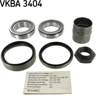 SKF VKBA 3404 - Hjullagerssats xdelar.se