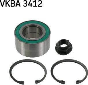 SKF VKBA 3412 - Hjullagerssats xdelar.se