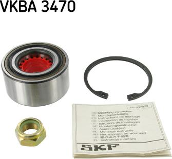 SKF VKBA 3470 - Hjullagerssats xdelar.se