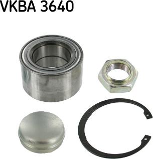 SKF VKBA 3640 - Hjullagerssats xdelar.se