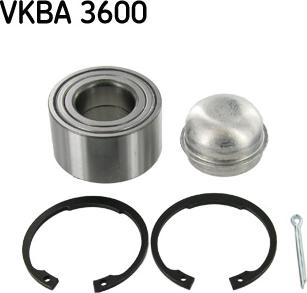 SKF VKBA 3600 - Hjullagerssats xdelar.se