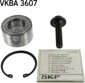 SKF VKBA 3607 - Hjullagerssats xdelar.se