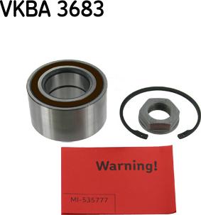 SKF VKBA 3683 - Hjullagerssats xdelar.se