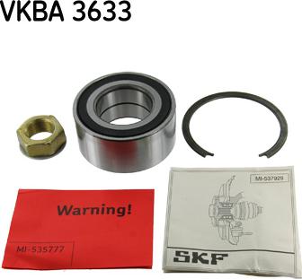 SKF VKBA 3633 - Hjullagerssats xdelar.se