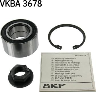 SKF VKBA 3678 - Hjullagerssats xdelar.se