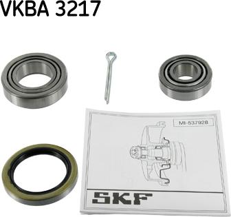 SKF VKBA 3217 - Hjullagerssats xdelar.se