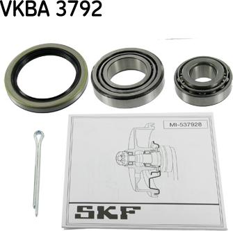 SKF VKBA 3792 - Hjullagerssats xdelar.se