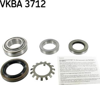 SKF VKBA 3712 - Hjullagerssats xdelar.se