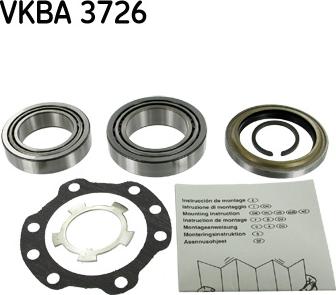 SKF VKBA 3726 - Hjullagerssats xdelar.se