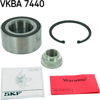 SKF VKBA 7440 - Hjullagerssats xdelar.se