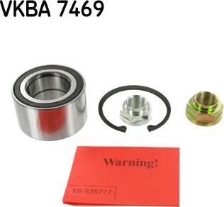 SKF VKBA 7469 - Hjullagerssats xdelar.se