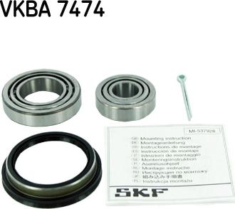 SKF VKBA 7474 - Hjullagerssats xdelar.se