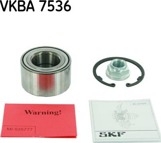 SKF VKBA 7536 - Hjullagerssats xdelar.se