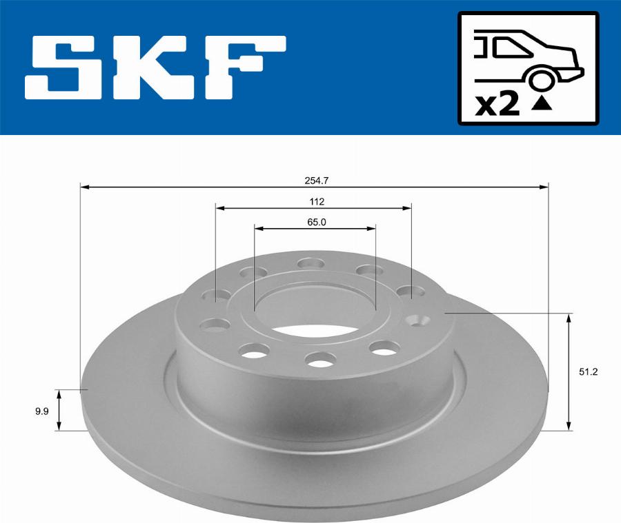 SKF VKBD 90007 S2 - Bromsskiva xdelar.se