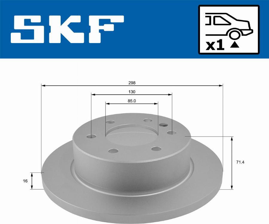 SKF VKBD 90032 S1 - Bromsskiva xdelar.se