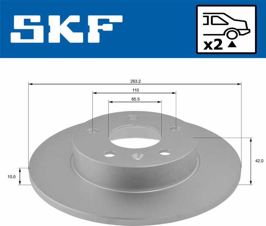 SKF VKBD 90115 S2 - Bromsskiva xdelar.se