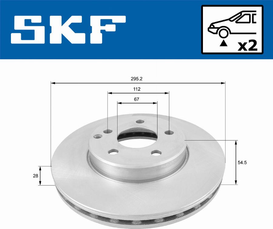 SKF VKBD 80081 V2 - Bromsskiva xdelar.se