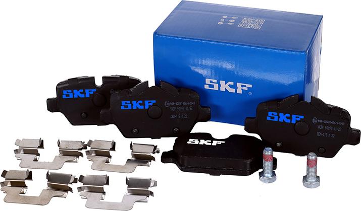 SKF VKBP 90090 - Bromsbeläggssats, skivbroms xdelar.se