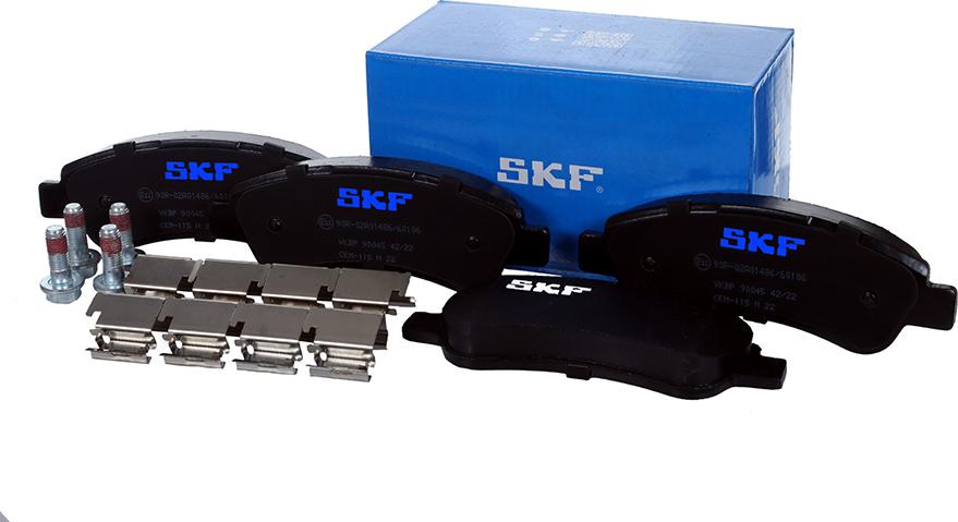 SKF VKBP 90045 - Bromsbeläggssats, skivbroms xdelar.se