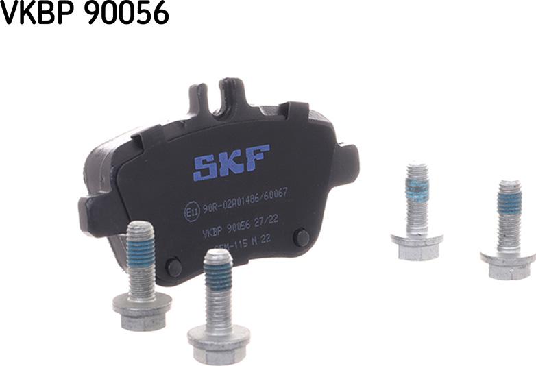 SKF VKBP 90056 - Bromsbeläggssats, skivbroms xdelar.se